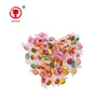 Bulk packing individualshiny wrapper candy wrappedfruit flavour sugar coated candyjelly bean candy