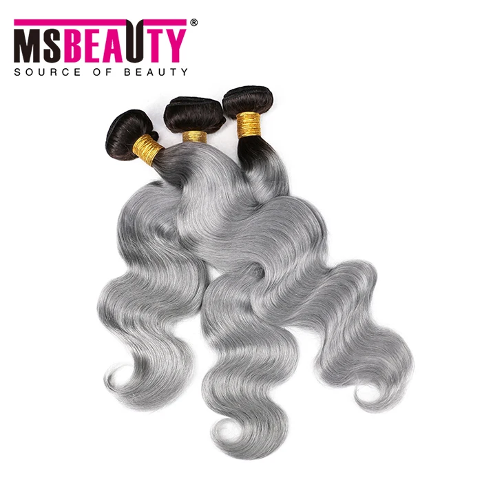 

Paypal accepted online stores virgin cuticle aligned hair human hair extension china, Ombre grey