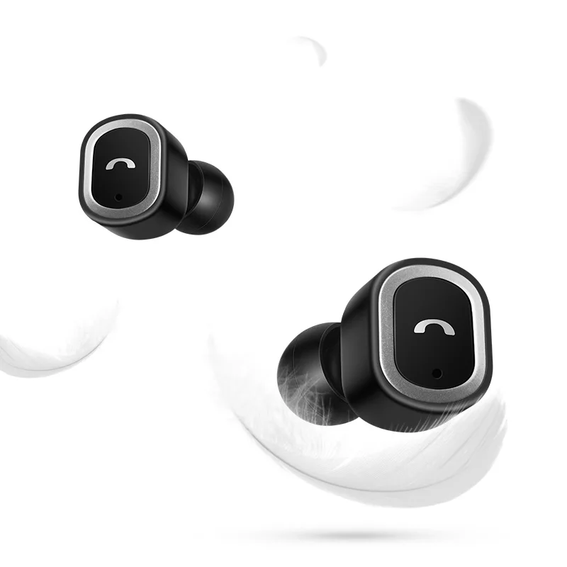 

CRSCN Ture Wireless In-ear Earbud Blue tooth Earphone Headphone For Iphone