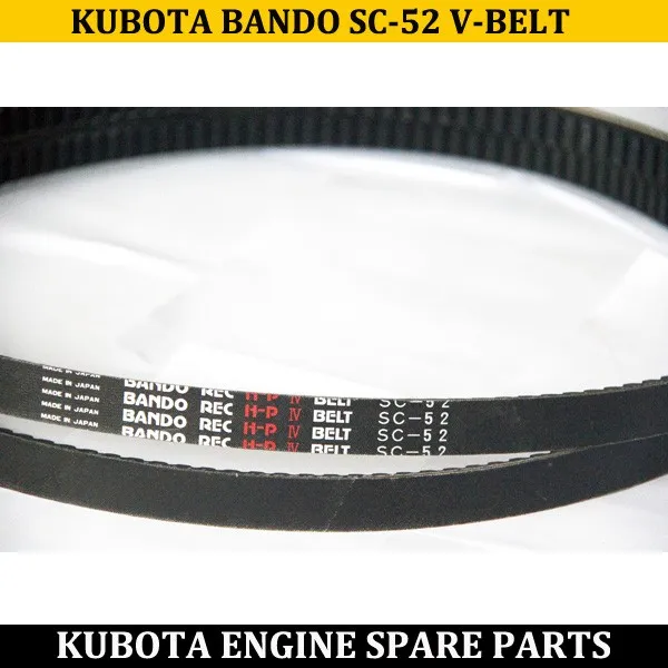 Sc52 Engine KUBOTA ENGINE SPARE PARTS REC H-P4 BANDO SC52 V BELT| Alibaba.com
