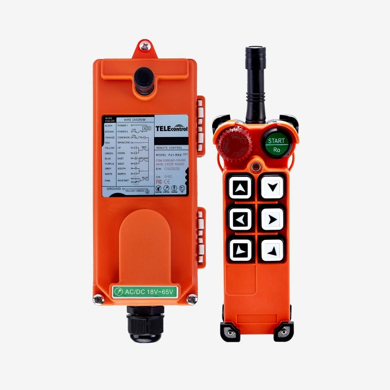 Switching power supply TELEcrane F21-E1 cheap price and quality  wireless radio remote control  for crane industry and hoist