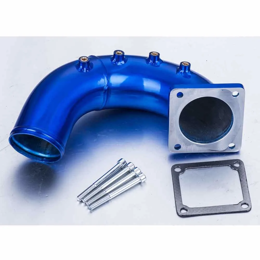 Custom Powder Coated Blue Aluminum 3 Cold Air Intake Pipe Kit For Lexus