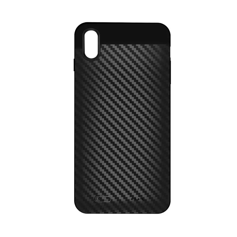 

External Protective Battery Case Back Up Power case for iphone X battery case, Black