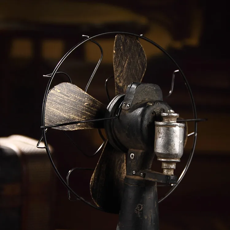 Model Fan Wholesale Retro Vintage Prop Model Handmade  Ornaments Home Decorative Items Crafts