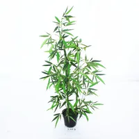 

5284 outdoor decorative branches artificial lucky bamboo plants tree leaves bamboo artificial plants