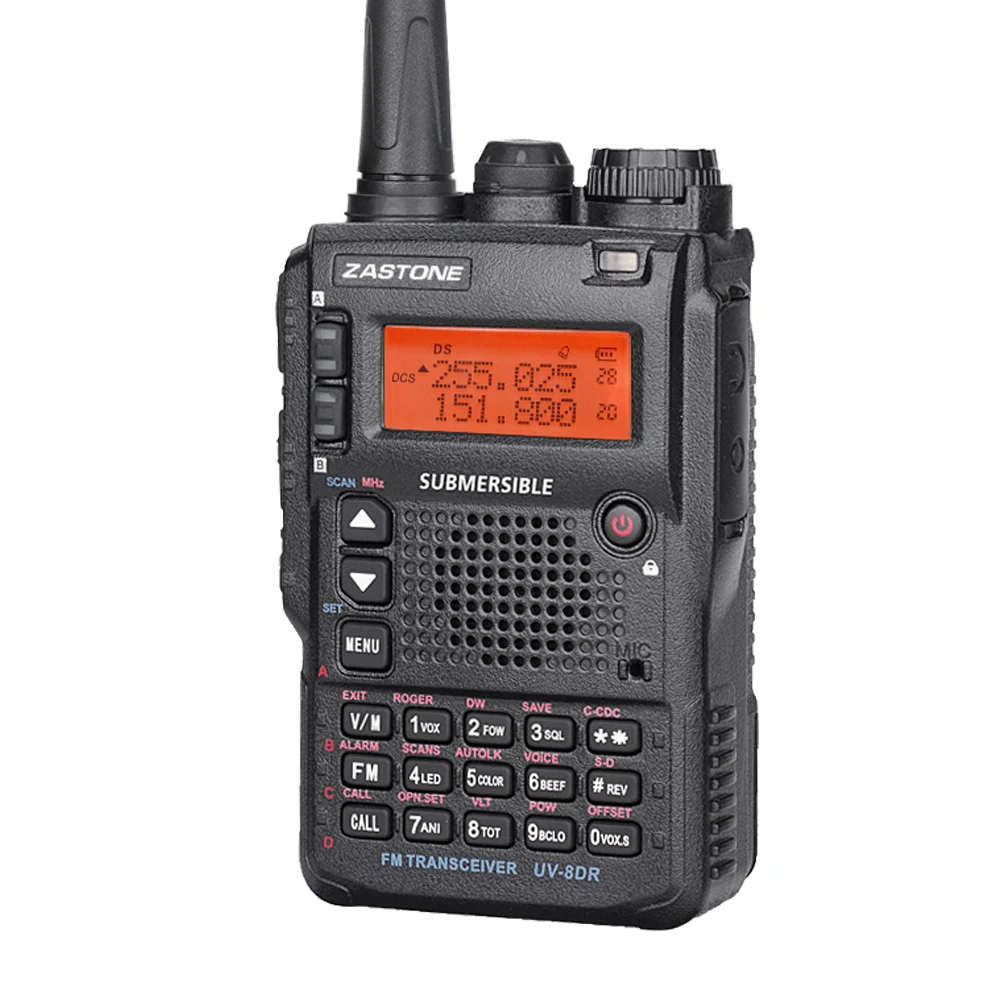 2017 New walkie talkie UV-8DR Handheld UHF VHF Ham radio