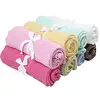 wholesale NewBorn 100% Cotton Baby Cellular Blanket Pram Cot Bed Moses Basket Crib 90 x 70cm