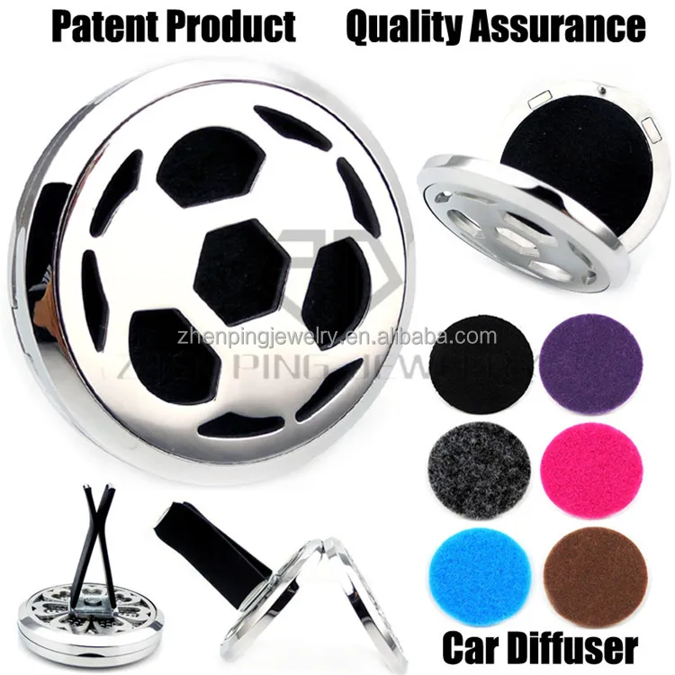 

New Products Free Shipping Football Magnet Locket Perfume Car Freshener