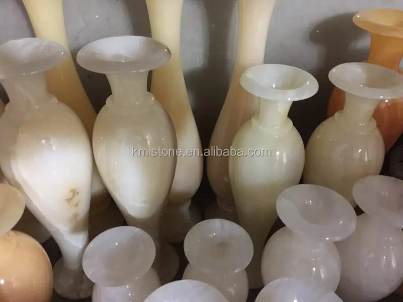 
Onyx Marble Stone Flower Vases 