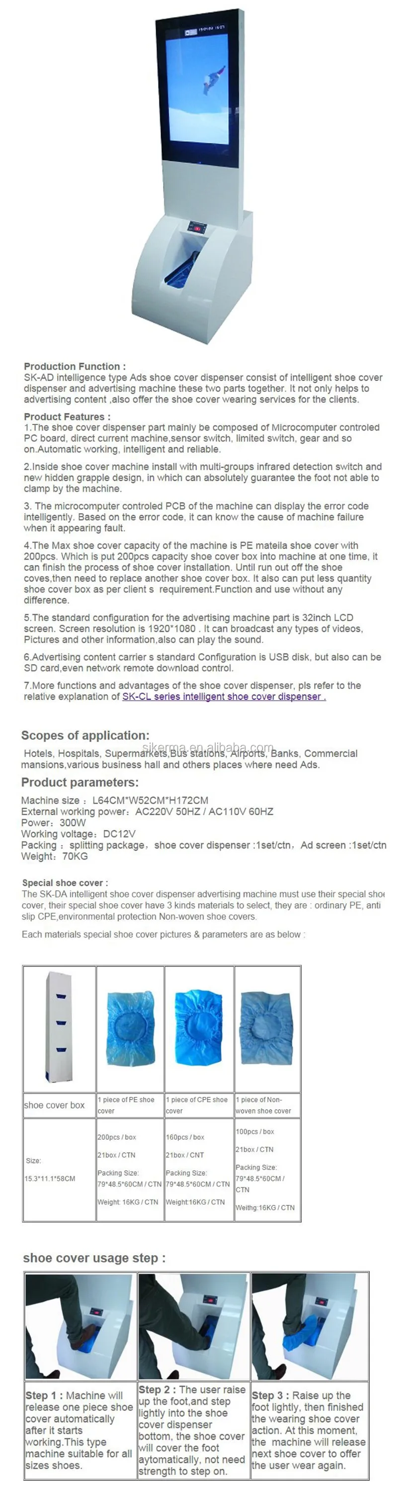 shoe cover with LCD advertising.jpg