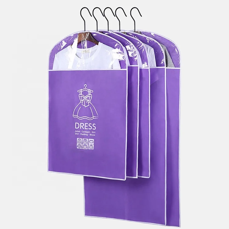 

Durable Dust Proof High Quality Material Travel Garment Bag Clear, Customized