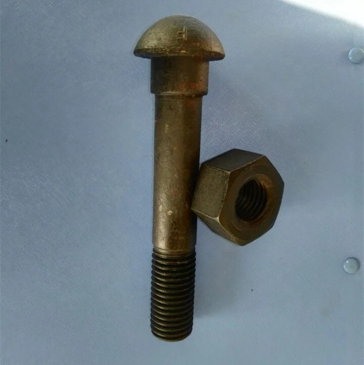 High Tensile Steel Fish Bolts With Square Neck Class 8.8 Black Buy