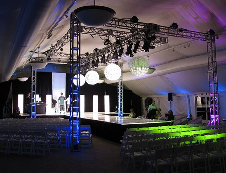 室内铝桁架系统显示与便携式时装表演舞台