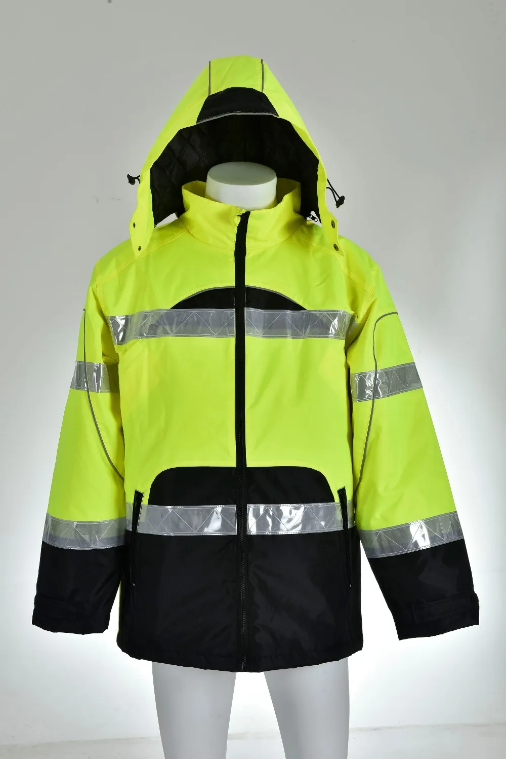 Waterproof Reflective Safety Raincoat With Reflective Strips Buy
