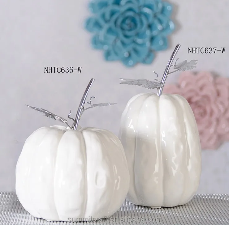 Decorative Artificial White Pumpkins Wholesale Buy Artificial White