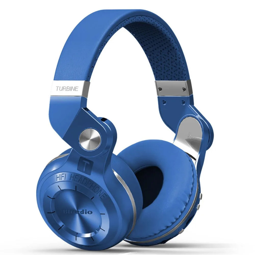 

Bluedio T2+ Plus Blue Bluetooth Wireless Stereo Headphones Headsets , SD Slot and FM