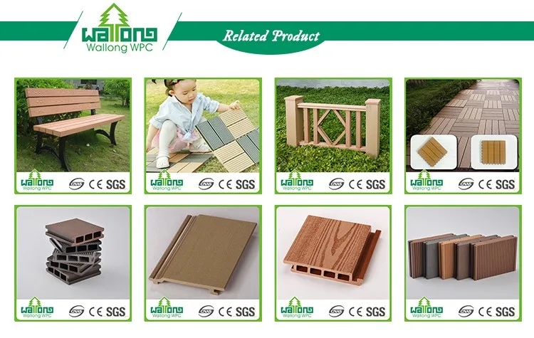 Various colors wpc environmental composites parquet flooring