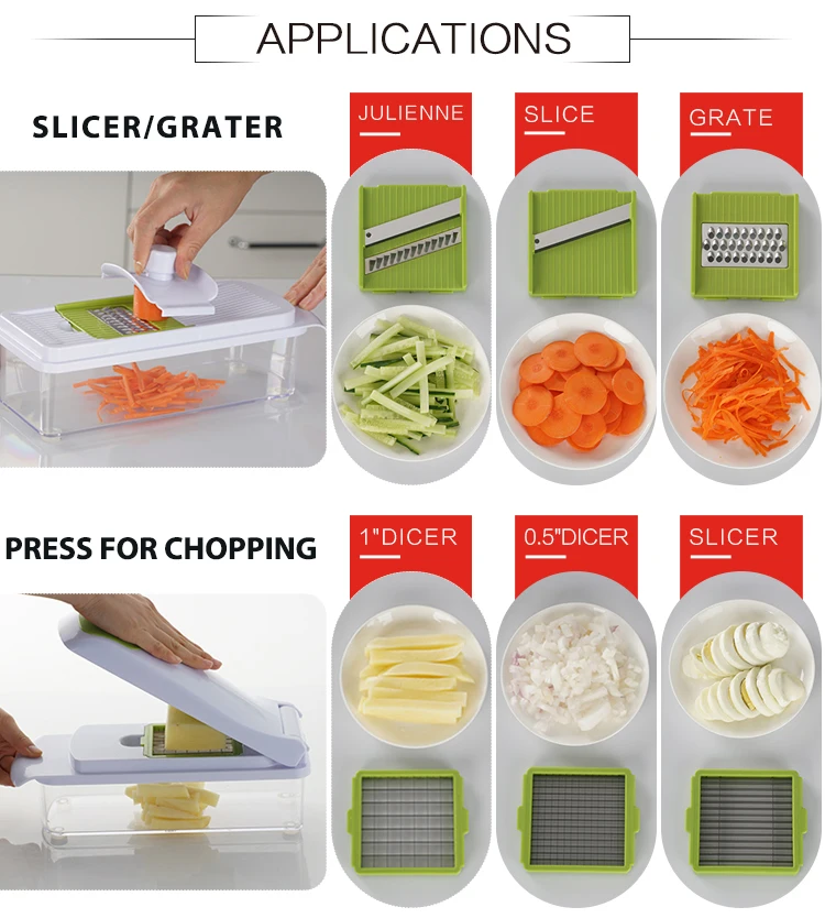 Multifunction Hand Adjustable Manual Vegetable Shredder Dicer Buy
