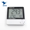 LCD Digital Hygrothermograph Thermometer Humidity Meter indoor with clock