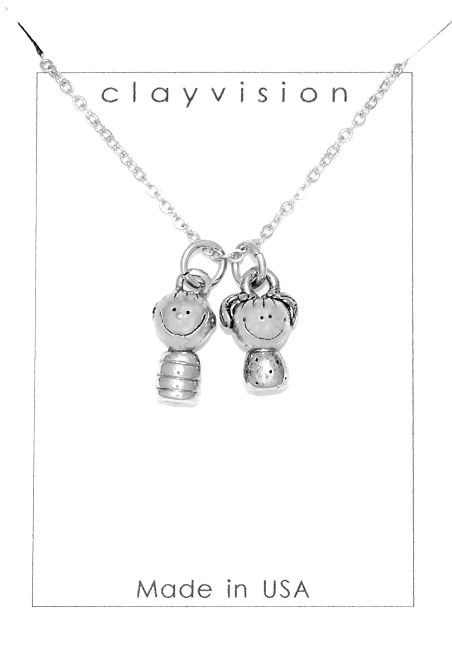 big brother little sister necklace
