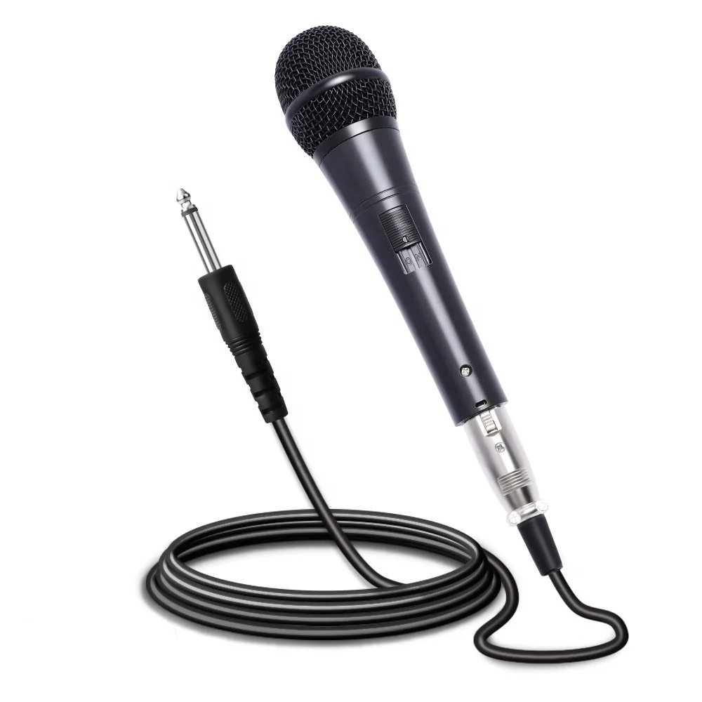 

MAONO Professional Dynamic Cardioid Wired Microphone Karaoke Microphone, Gray/ black