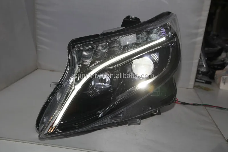 For Mercedes-Benz v260 VITO LED Head Lamp full led light 2016-2017