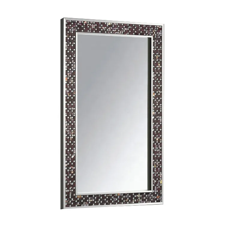 

Home Accessories Decoration Rectangle Handmade Glass Mosaic Mirror
