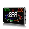 5.5'' E300 Windshield Display 2D Visual Effects Digital Speed Meter OB2 Interface HUD Head Up Display