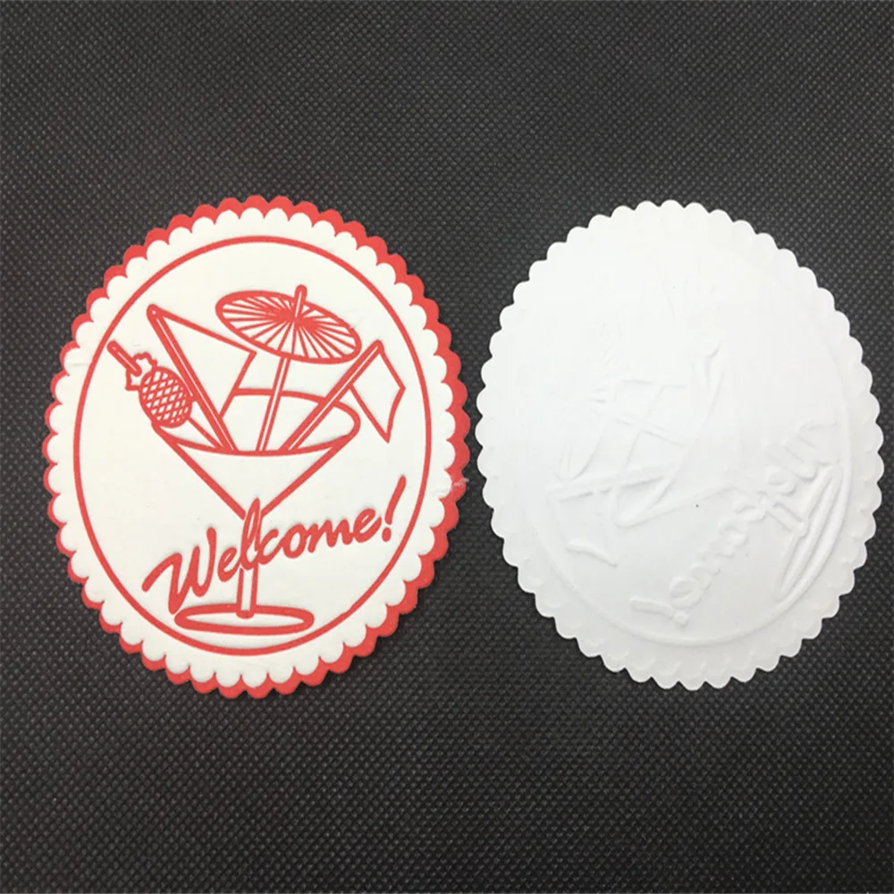 Oem Hotel Product Coaster Hotel Use Round Shape Disposable Paper Glass And Cup Coaster Buy 8129