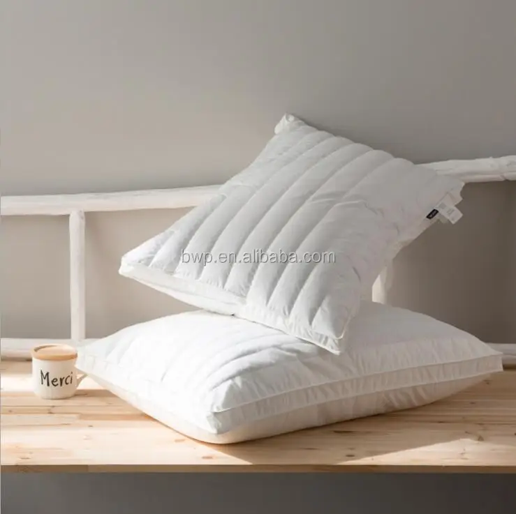 Buckwheat Goose Down Square Feather Pillow Neck Massage Sleeping