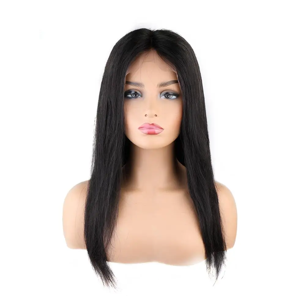 

Hot Selling Bliss Natural color brazilian lace front human hair wig for Women