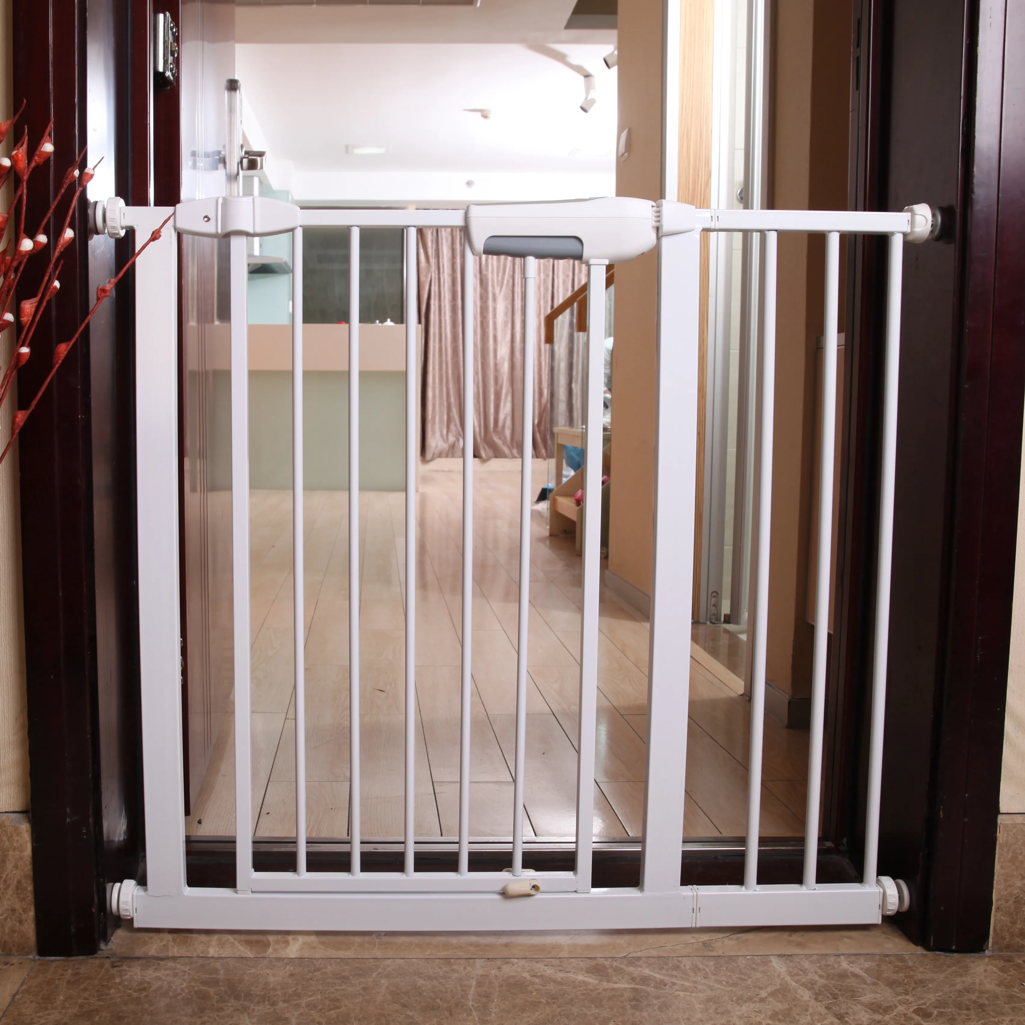 

Adjustable Baby Barrier bebes kids baby safety gate door home security products, Green