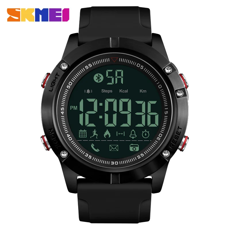 

SKMEI 1425 Men Digital Smart Watch Chrono Data Calories Pedometer Multi-Functions Sports Watches