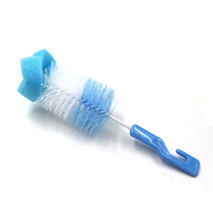 Image of Wholesale Sponge Baby Feeding Tiny Water Bottle Cleaning Brush Set