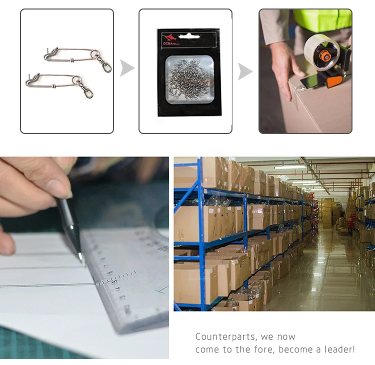 Stainless Steel Fishing Swivels Snap Speargun Float Line  Fishing Snap Swivels