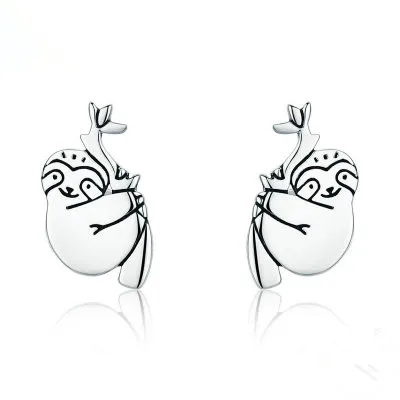 

Fashion Koala Stud Earrings 925 Sterling Silver Lovely Animal Earrings Jewelry for Little Girls