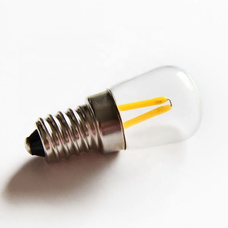 ST26 110V E14 transparent glass cover LED dimmable filament lighting bulb