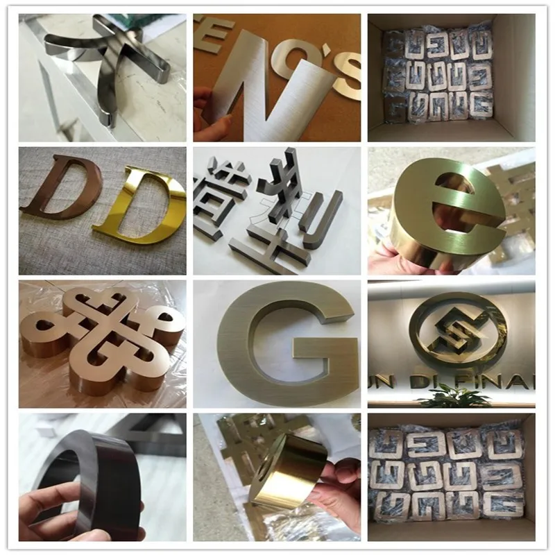 Customized Mirror Polished Stainless Steel Light Up Letters Buy