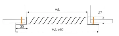 round weather louver drawing