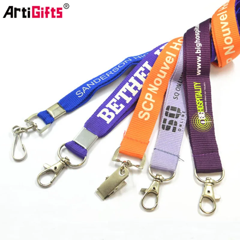 Custom Logo Lanyards No Minimum Order High Quality Rope Nylon Material ...