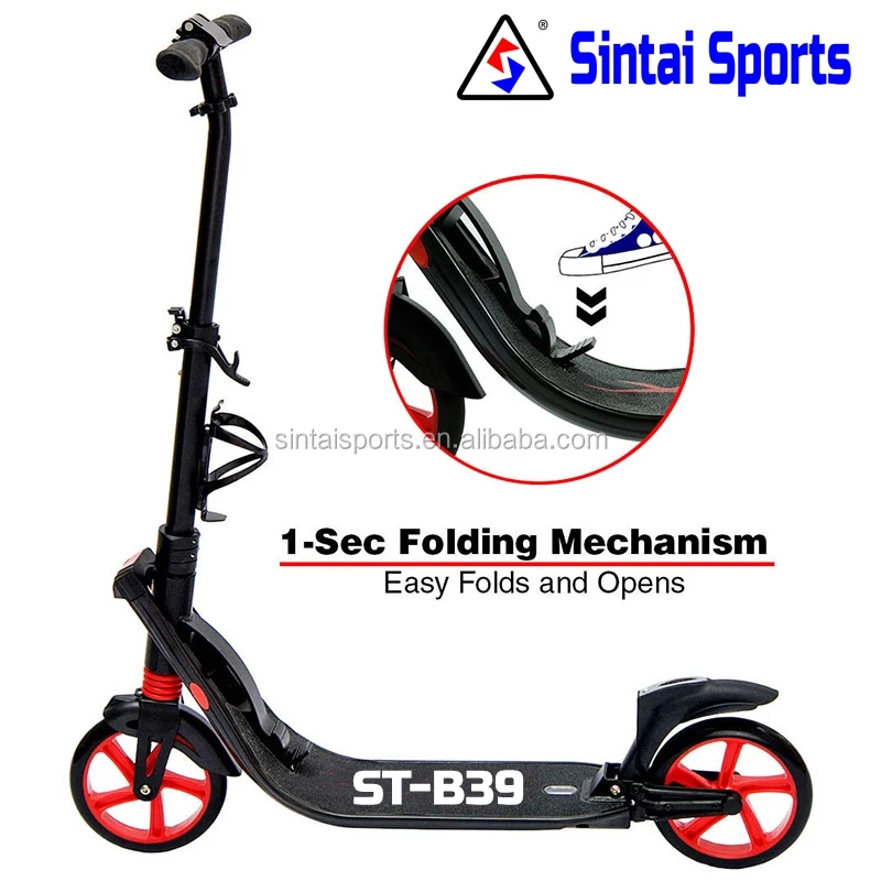 oxelo folding scooter