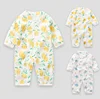 P0090 baby boy clothes sale Print pattern baby girl rompers with good price
