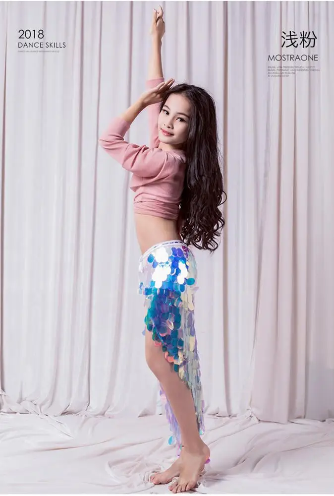 
RT301 Wuchieal 2018 New Style Cute Children Belly Dance Costume for Girls 