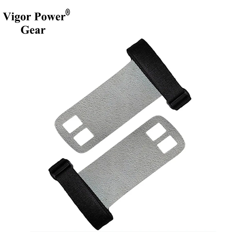 

Vigor Power Gear Custom workout gloves weight lifting gloves hand grip palm protector leather gymnastics palm grips, Yellow;gray;black;blue or customized color