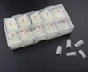 Professional factory wholesale salon artificial curved nail art tips french nail tips
