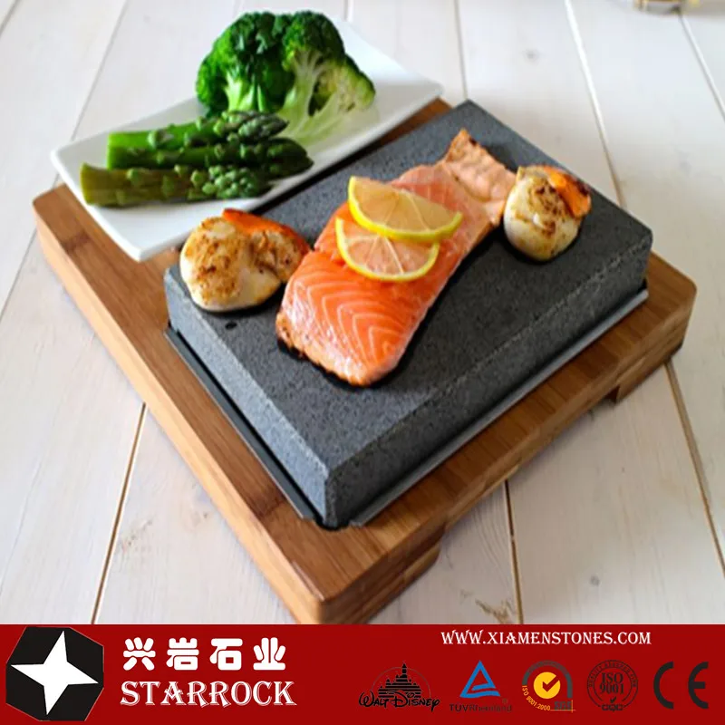 
cooking stone ceramic plate and 3 dishes cooking grills 