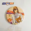 Pinsback round shape button badge 58mm custom cartoon anime pin badge button with safety pin high quality metal badge