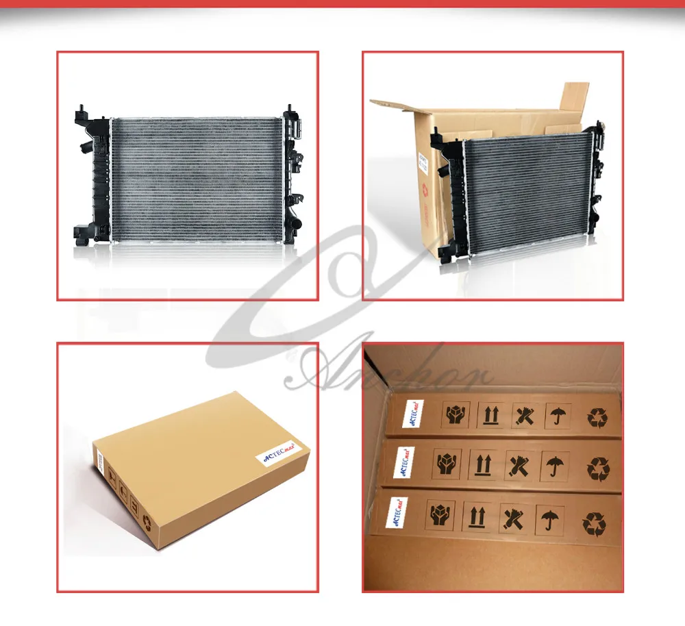 Actecmax Auto Ac Condenser With Core Size 16*21*18 Universal Condenser