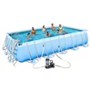 Blue Springs Metal Frame Swimming Pool for Backyard