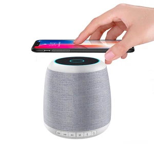 QI 10W Wireless Charger Bluetooth Speaker Phone Holder